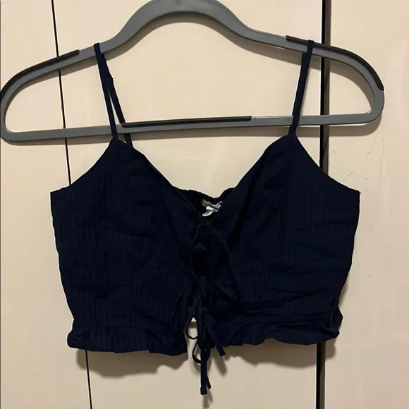 Navy Blue Women's Top - Picture 1 of 4